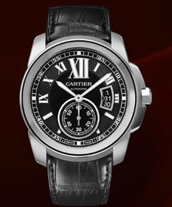 Fake Calibre De Cartier watch W7100041 on sale